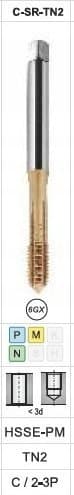 Fanar CRUSH M 6 DIN 371-C 6GX HSSE-PM TIN