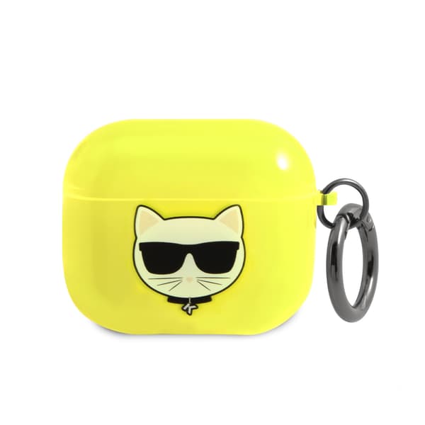 Karl Lagerfeld Choupette Cover til AirPods 3 – Gul