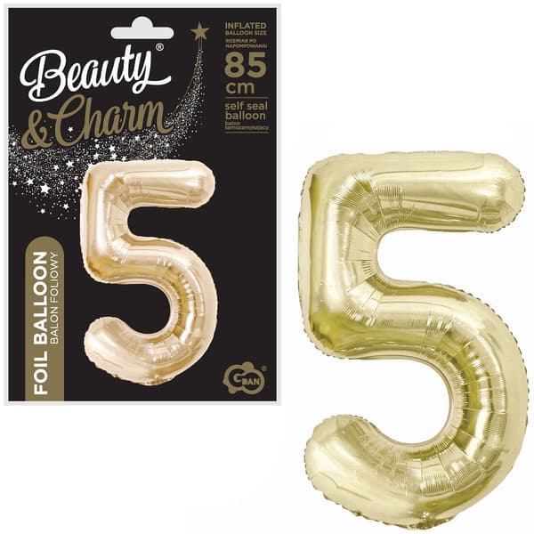 FOLIEBALLON NUMMER 5 CHAMPAGNE