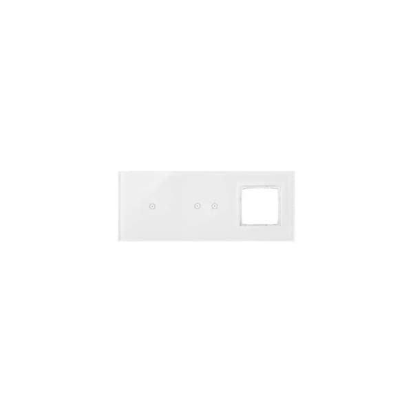 Simon Touch Ramme Touch Panel S54 Touch, 3 Moduler, 1 Touch Boks + 2 Huller S54, Lava Armaturer DSTR3100/73