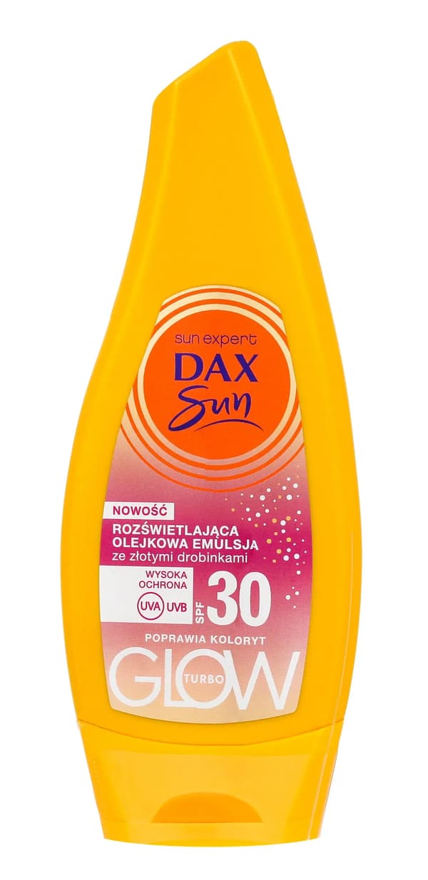 DAX OP SPF 30 Zel -öljy kiinteillä purkeilla.