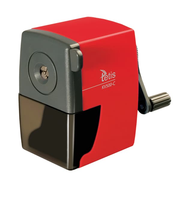 Rød korbke blyantspidser KV500-C