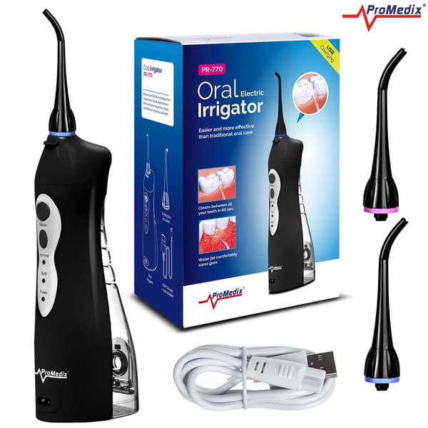 Hammasimuri Promedix PR-770, langaton, IPX7 musta