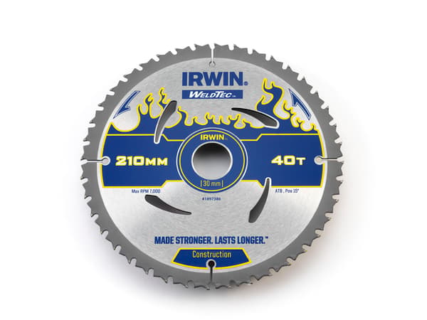 RUNDSAVKLINGE 210x30x2,4mm 40z ATB WELDTEC IRWIN