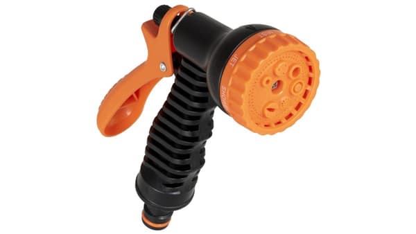 7-funktions plastpistol ECO-2109 BLACK LINE BRADAS