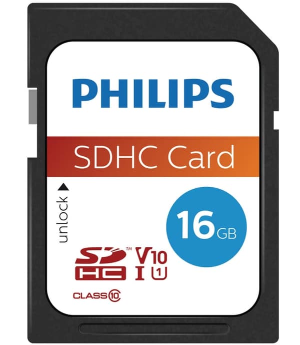 Philips SDHC-kort 16 GB klass 10 UHS-I U1