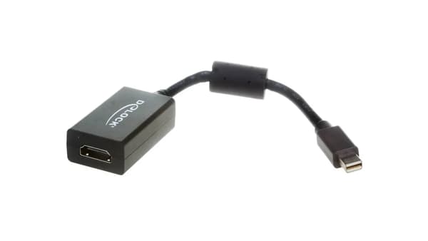 Adapter mini DisplayPort > HDMI (ST-BU) DeLOCK Svart