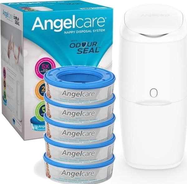 Abakus vaippasäiliö Classic + 5 Angelcare