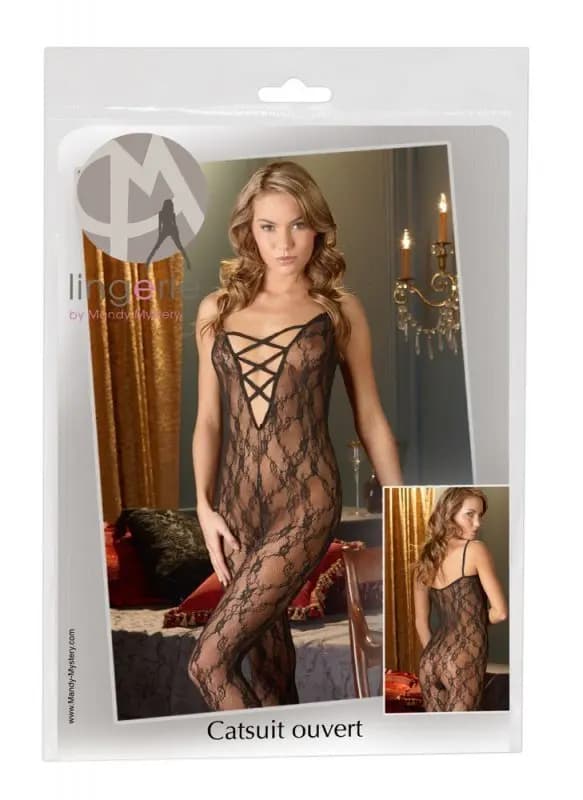 Spets Catsuit S/M