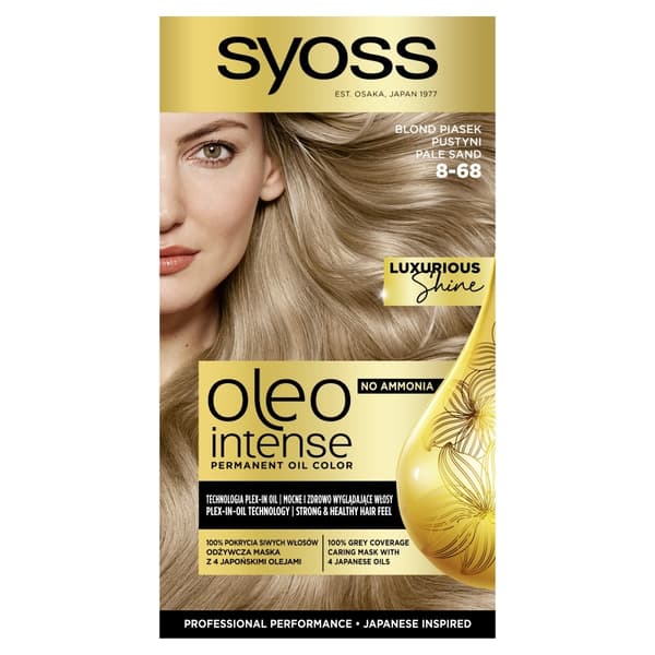 Schwarzkopf Syoss Hårfärg Oleo 8-68 Blond Sandöken 1st.
