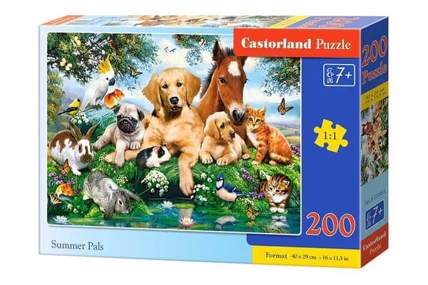 Pussel 200 Sommarvänner CASTOR