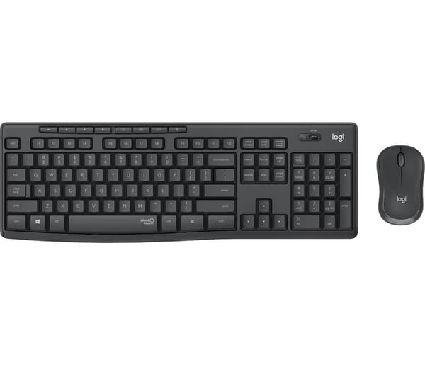 LOGITECH MK295 Tyst Trådlös Kombinationssats - GRAFIT - CZE-SKY - INTNL