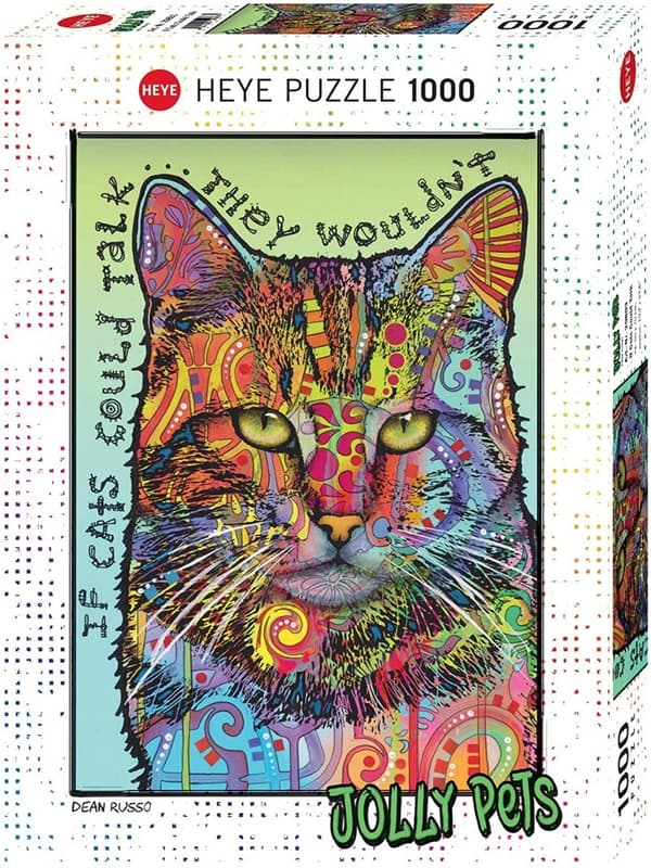Puslespil 1000 Hvis katte kunne tale, Jolly Pets