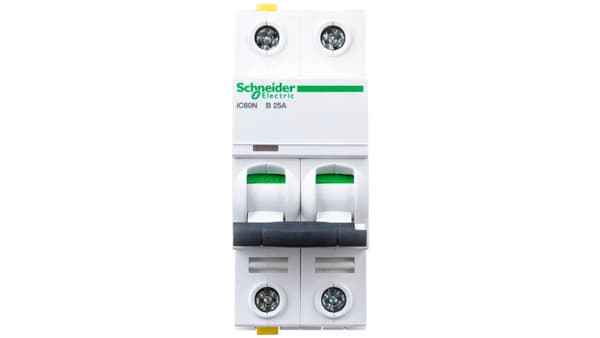 Schneider Electric Effektbrytare 2P B 25A 6kA AC IC60N-B25-2 (A9F03225)