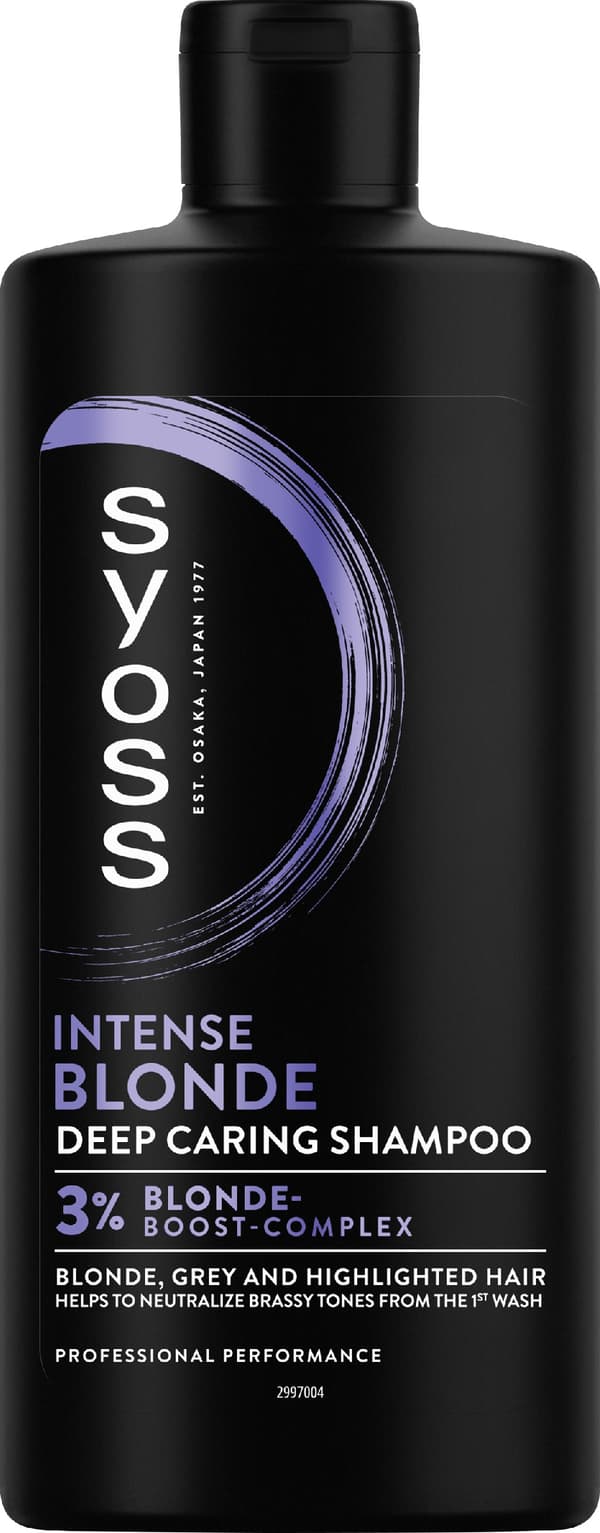 Syoss Blonde & Silver Schampo Mot Gula Toner