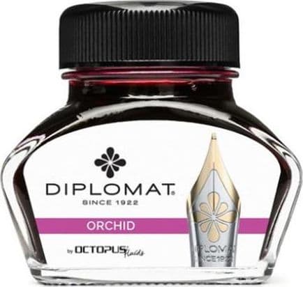 Diplomat blæk Diplo Octopus 30 ml glas pink