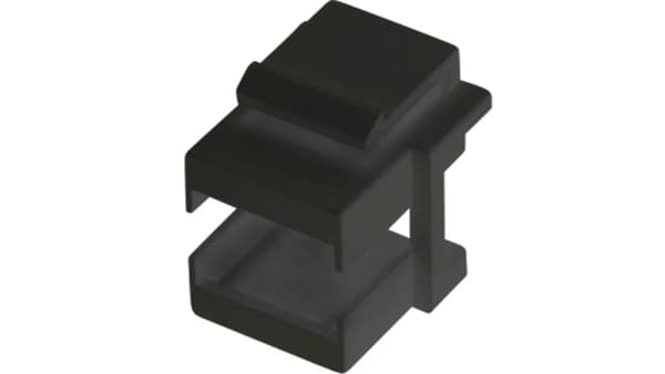 Alantec Keystone -asennussovitin SC simplex/LC duplex -sovittimelle, musta ALANTEC - ALANTEC