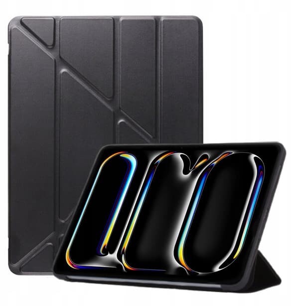 Trifold-fodral för iPad Pro 13:e generationen 5 2024 (svart)