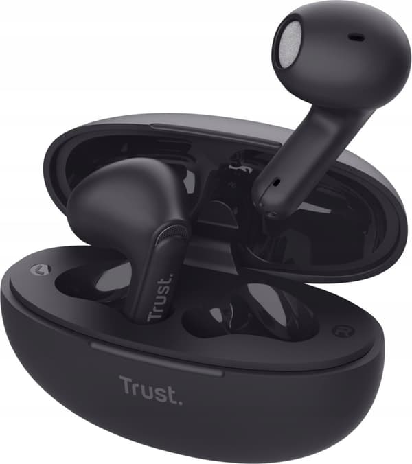 Trust Yavi Headset True Wireless Stereo (TWS) In-ear Samtal/Musik USB Typ-C Bluetooth Svart