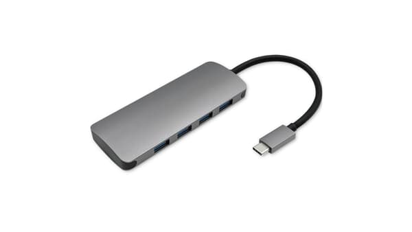 Qoltec USB 3.1-adapterkabel typ CM/4 x USB 3.0/DC
