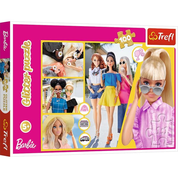 PALAPELI 100EL BROCK GLITTER BARBIE PUD