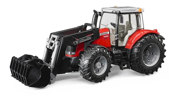 Massey Ferguson 7624 etukuormaajalla