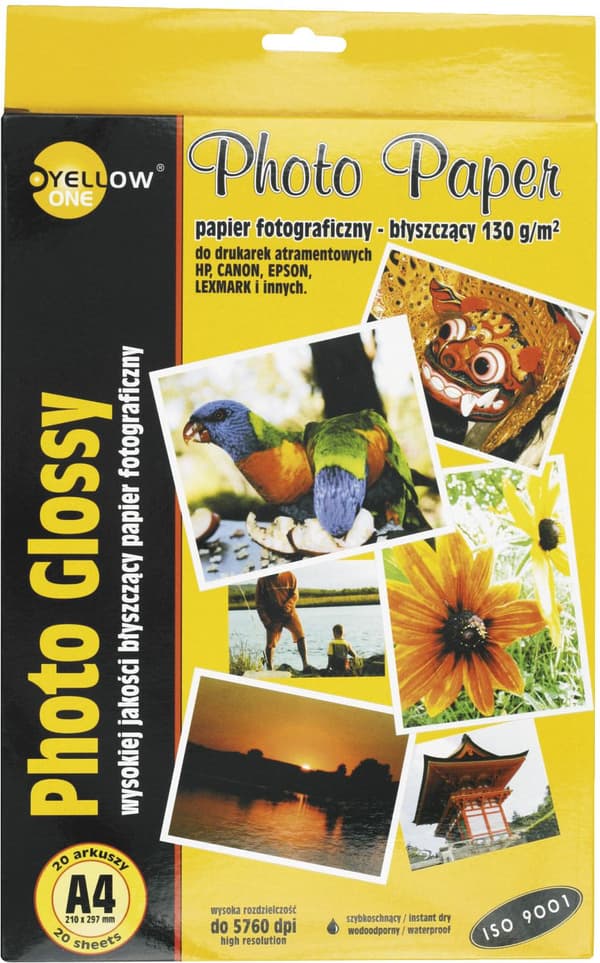 FOTOPAPIR GUL ÉN A4 230 G/M2 BLANK