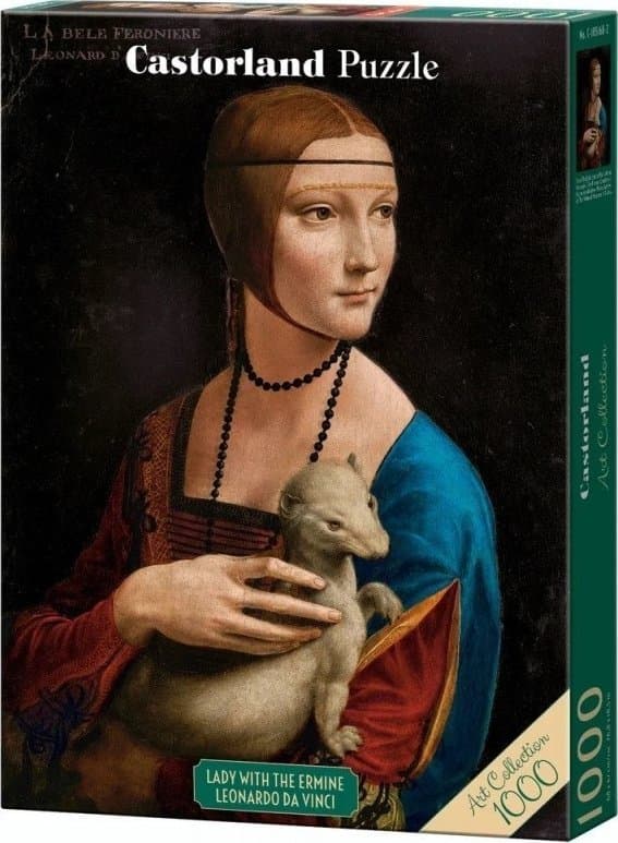 Puslespil 1000 Dame med hermelinen, Da Vinci CASTOR