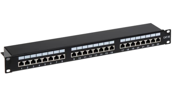 Delta Patchpanel 24x RJ-45 (PP-24/RJ-C/FTP)