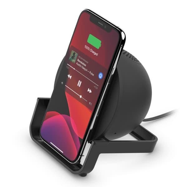 Belkin trådløs oplader højttaler 10W sort/sort AUF001VFBK
