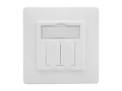 DIGITUS Tom låda med frontpanel för 2x Keystone-moduler DN-93831