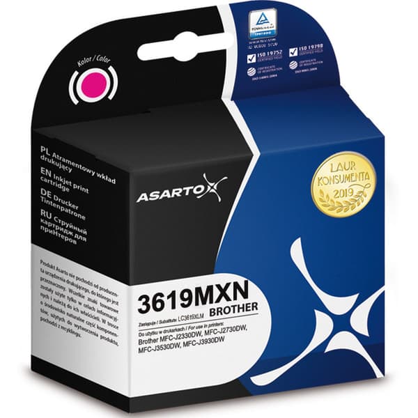 Asarto blækpatron LC3619XLM (magenta)