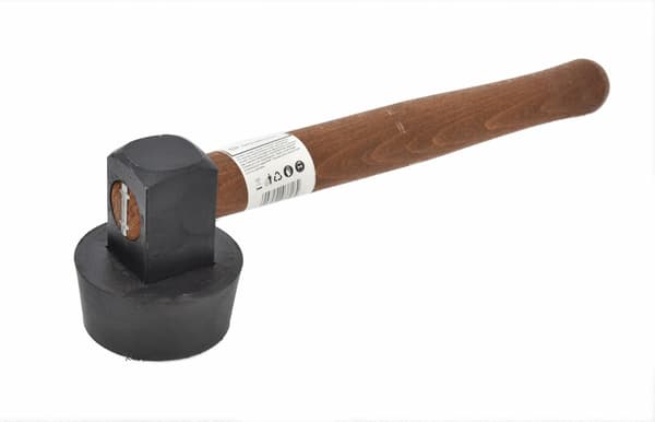 AWTOOLS BROLÆGGERHAMMER 1,5KG VULKANISERET GUMMI
