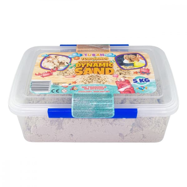 Dynamisk sand - naturlig 5 kg låda