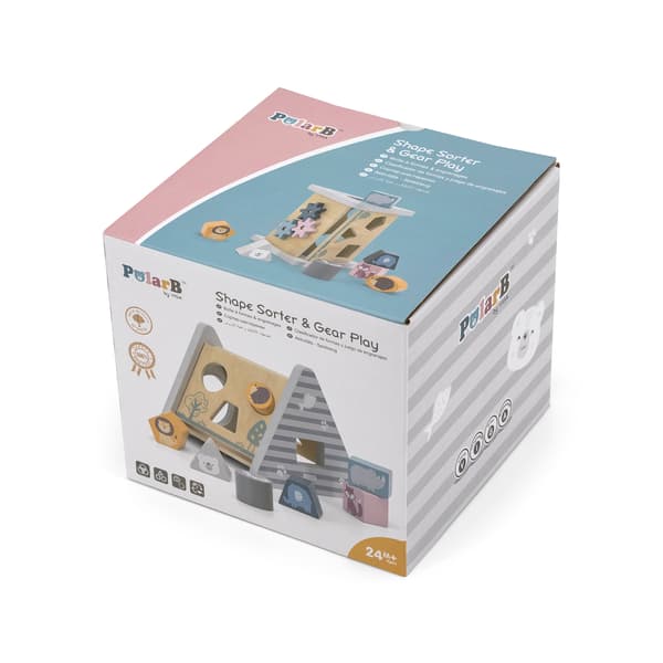Viga PolarB Träsorterare med blockpyramid Ukladanka
