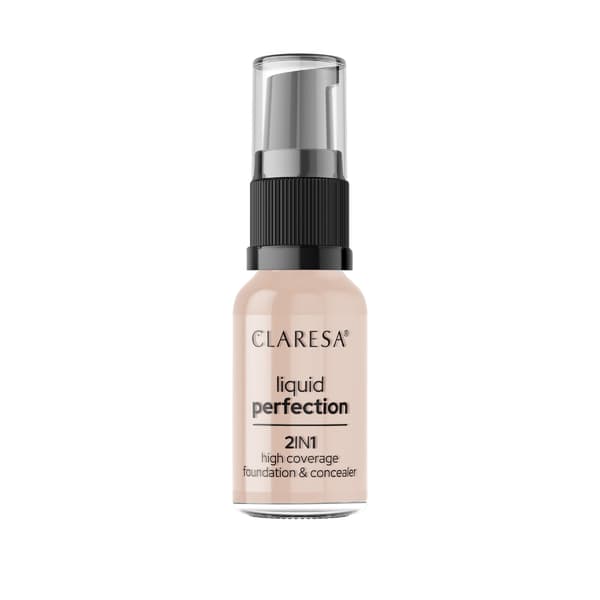 Claresa Concealer og Hiding Subclade 2i1 Flydende Perfektion Nr. 103 Cool Medium 18g