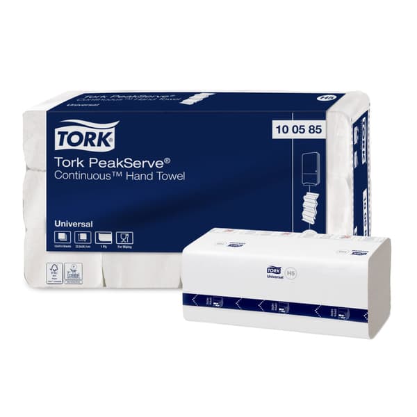 Tork Tork PeakServe Continuous - Papirhåndklæde til store steder, H5 - Hvid