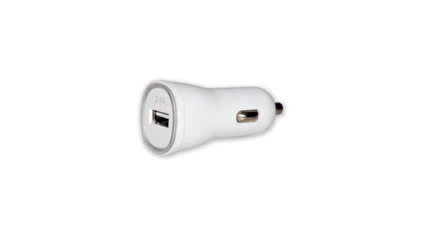 Techly USB-autolaturi 5V 2.4A valkoinen