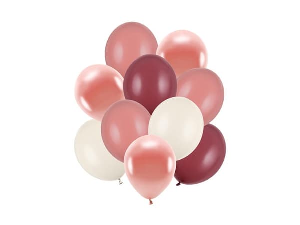 Sæt latexballoner, mix (1 pk./10 stk.)
