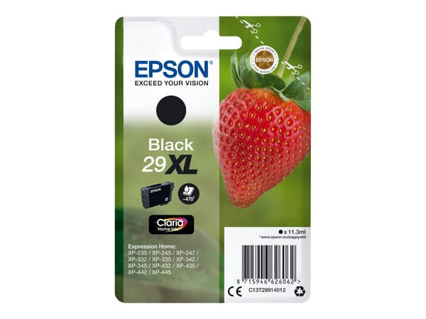 Epson 29XL - XL - sort - original - blækpatron