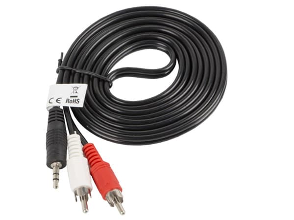 Jack-kabel Lanberg CA-MJRC-10CC-0025-BK (2 m)