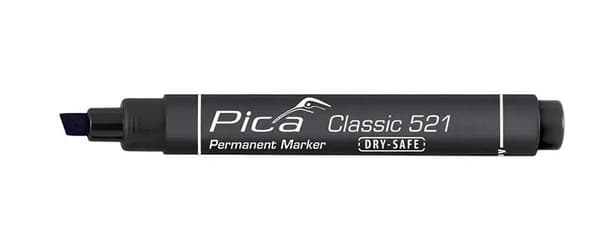 Pica Permanentmarker 2-6mm, kilspets, svart