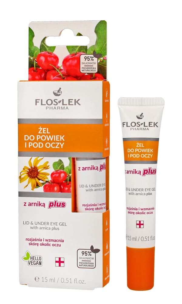 FLOSLEK Øjengel Øjenpleje med Arnika Plus 15ml