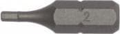 Teng Tools Bit til 6-kanttoppe 2 mm Unbrako længde 25 mm
