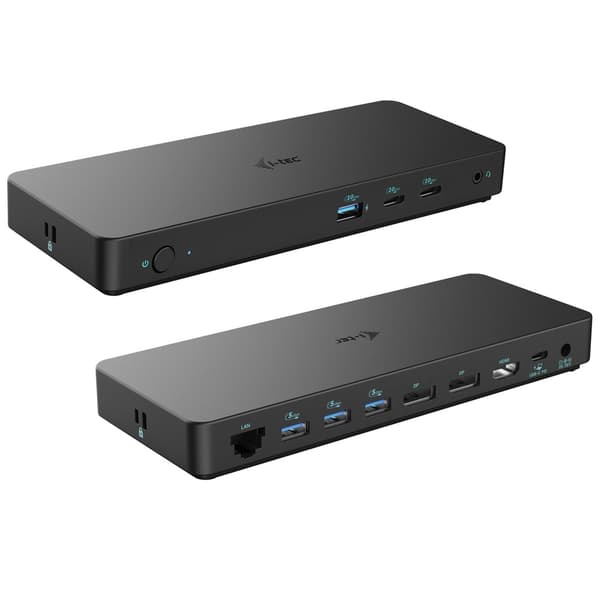 USB-C Triple Display Dockningsstation Gen 2 Pro + Strömförsörjning 100W
