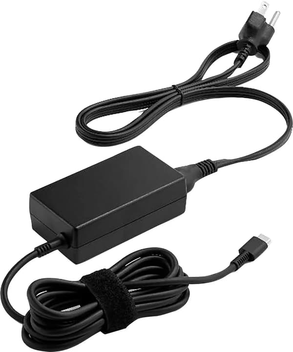 HP 65W USB-C LC strømadapter 1P3K6AA, Notebook, Indendørs, 65 W, AC-til-DC, HP, Sort