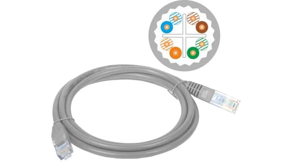 Alantec ALANTEC PATCH CORD U/UTP CAT.6A LSOH 1.0M GRÅ