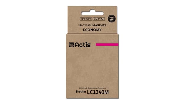Blækpatron Actis ink KB-1240M/LC1240 (magenta)