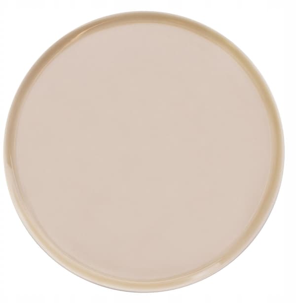 ETER Flat tallrik rund 28 cm, beige