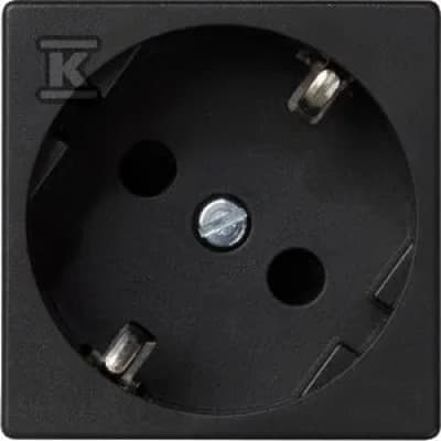 Simon Connect Pistorasia K45 yksittäinen SCHUKO z/u 16A IP20 harmaa grafiitti K01/14